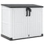 36 Cu Ft Storage Shed Black/White