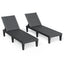 2-Pack Outdoor Chaise Lounge Chair