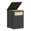 48 Gallon Package Delivery Box Brown/Black/Grey