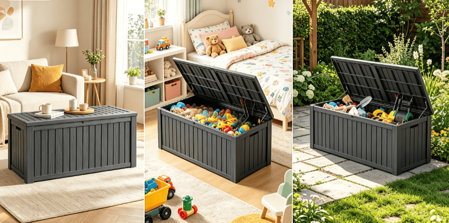 Durable &amp; Multi-scene Resin Storage Box: Your Ultimate Home Organization Solution