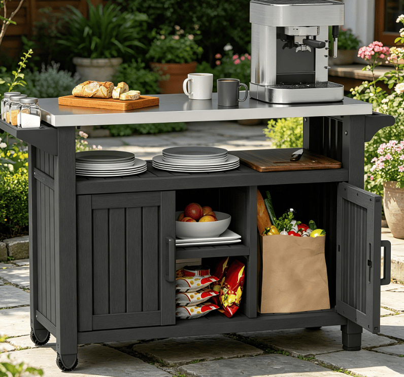 How to Create a Complete Outdoor Kitchen with Outdoor Kitchen Carts