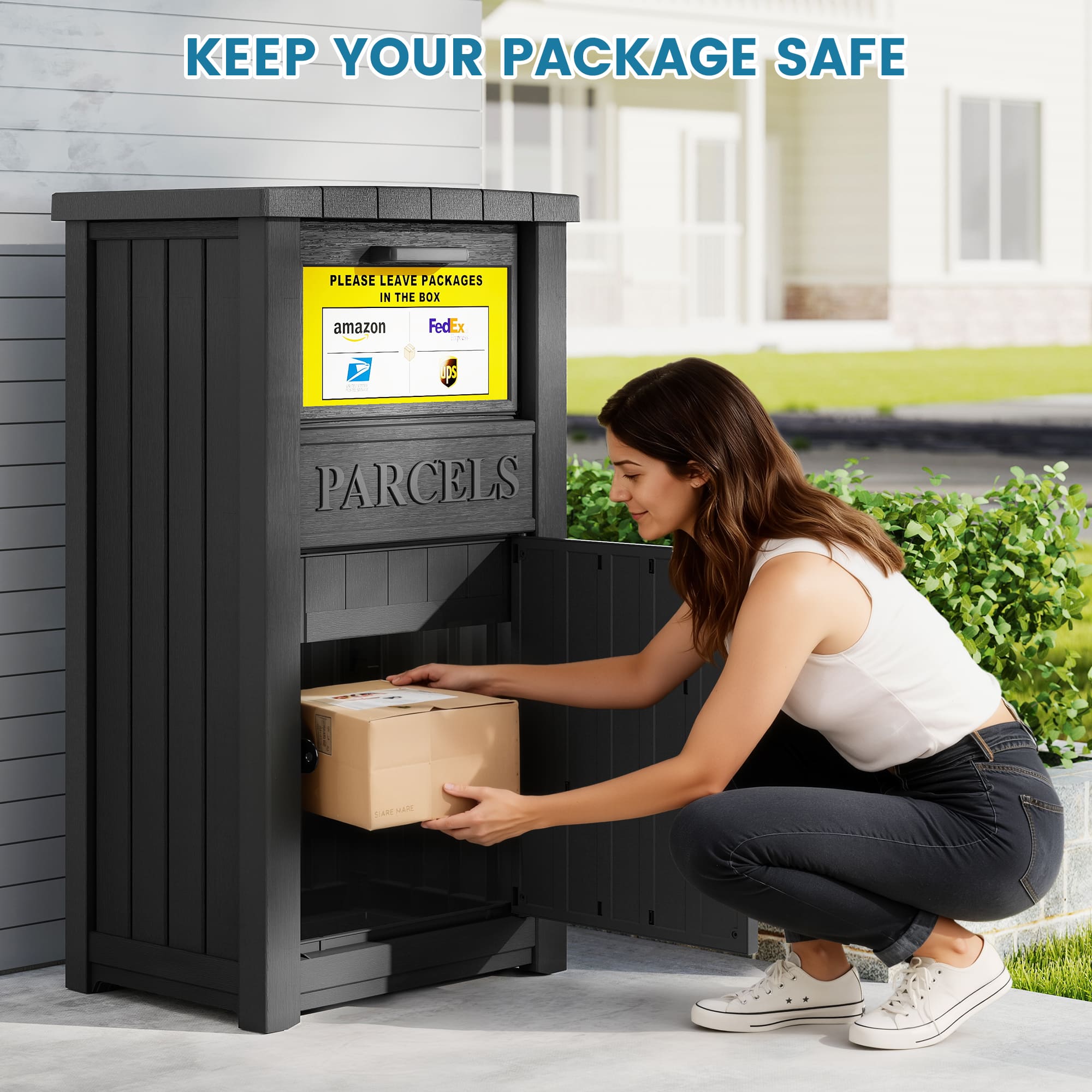 Tired of Stolen & Wet Deliveries? This All-Weather Parcel Box Solves All Your Worries