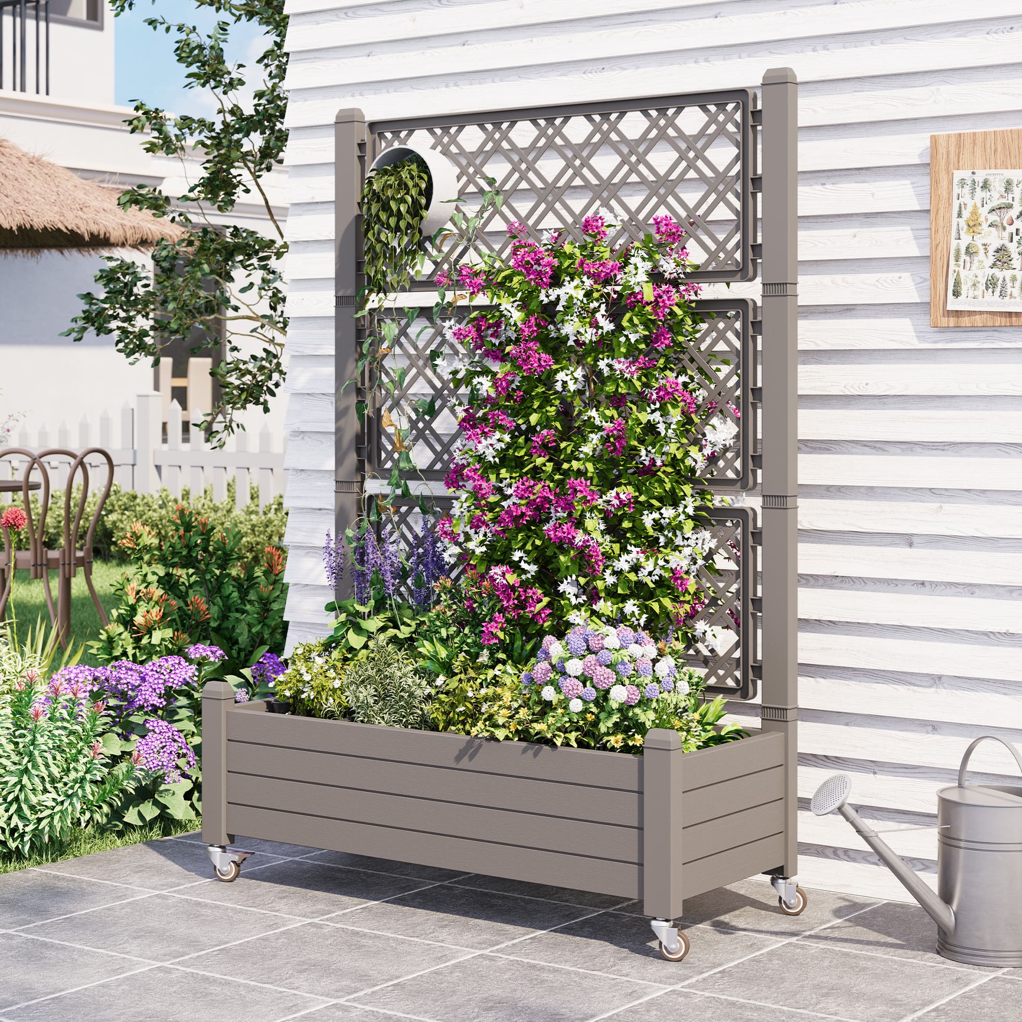 Transform Your Patio Into a Lush Vertical Garden — This Rolling Planter Box Fixes Every Gardener’s Frustration