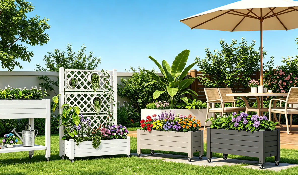 Summer Backyard Living: Elevate Your Outdoor Space with Versatile Planter Ideas
