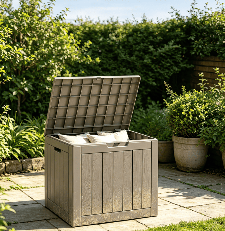 Dust Proof: Keep Stored Goods Clean & Safe | Resin Deck Storage Box