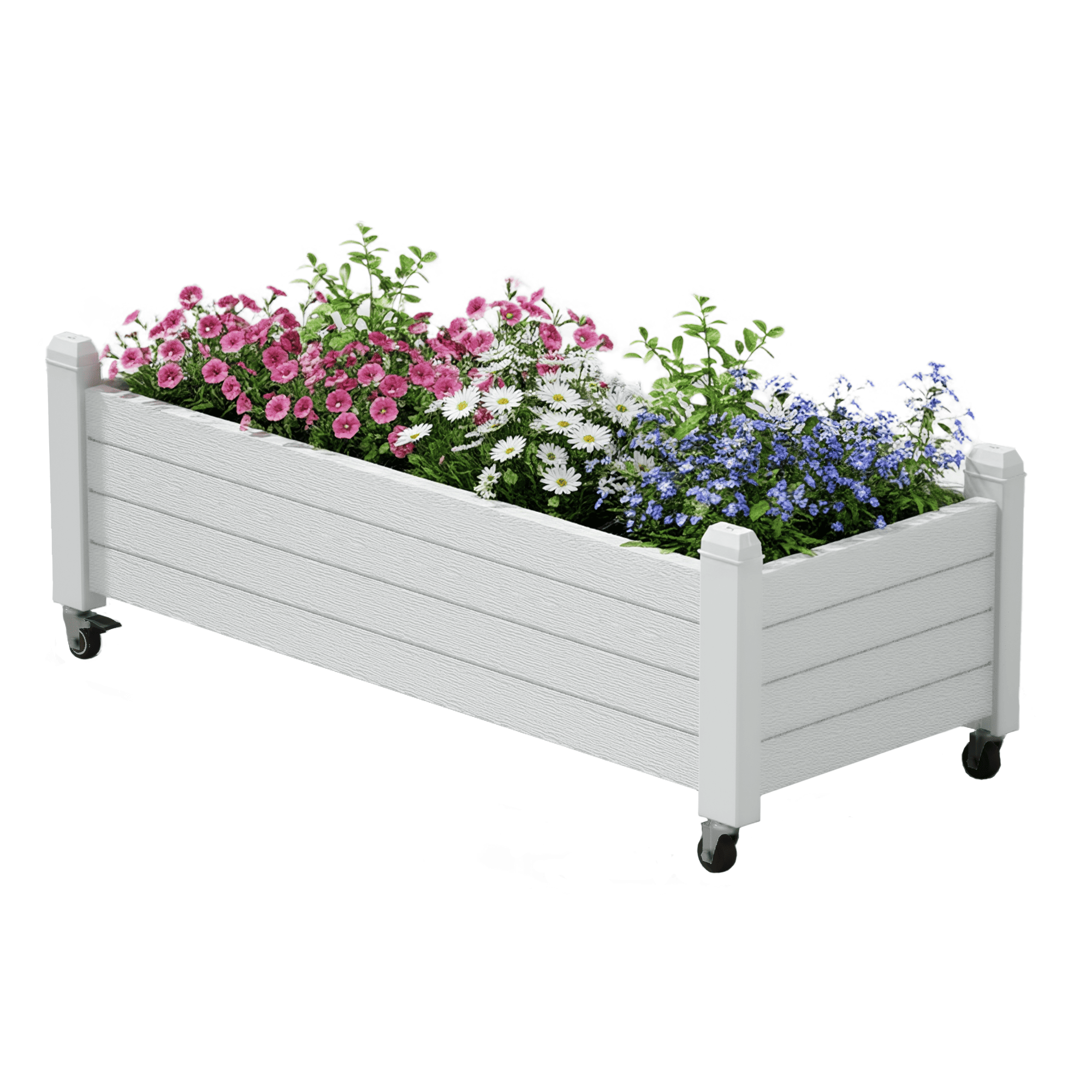Raised Planting Bed with Trellis/No Trellis