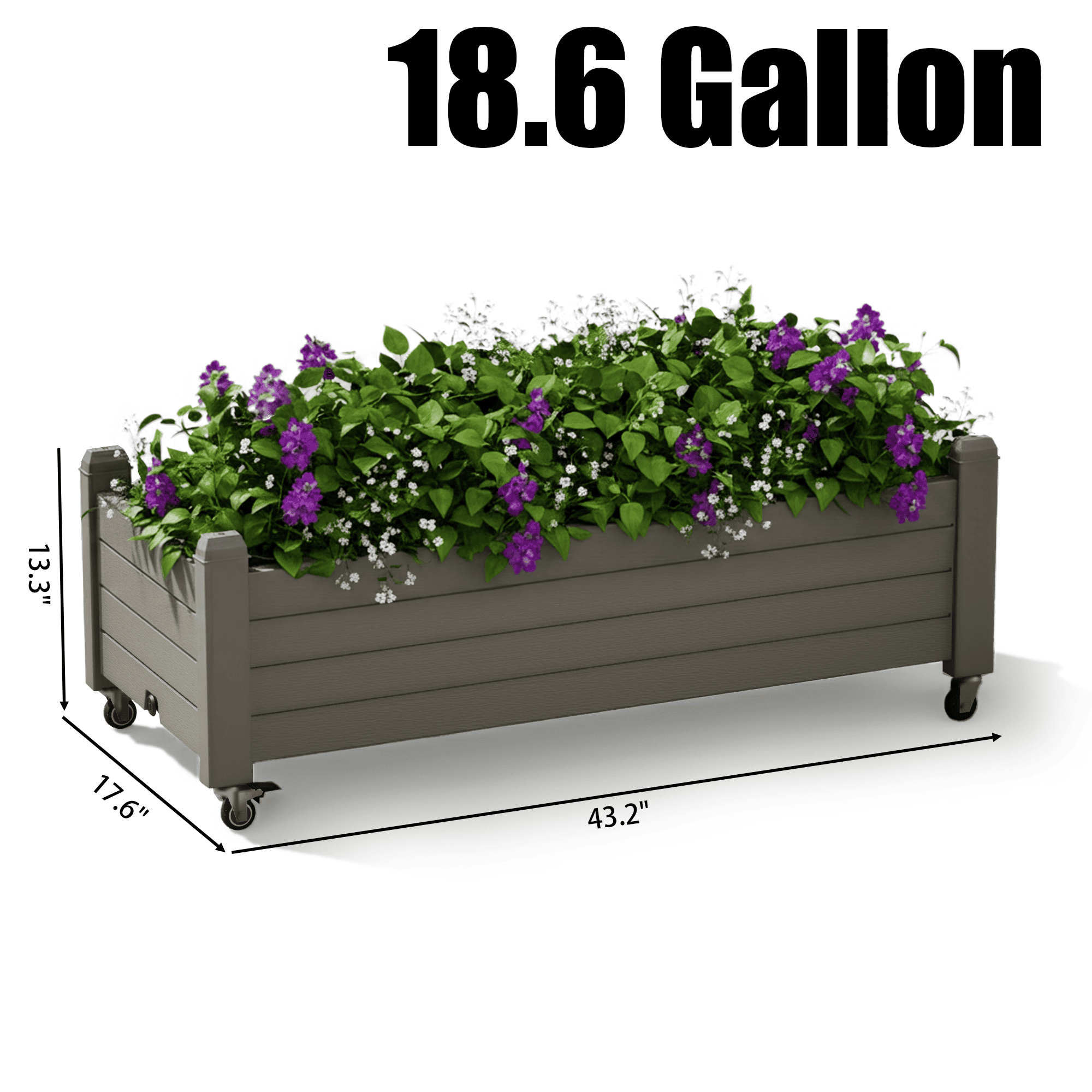Raised Planting Bed with Trellis/No Trellis Secondary image