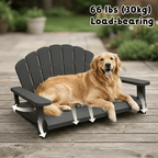 Resin Dog Bed Black/Light Coffee