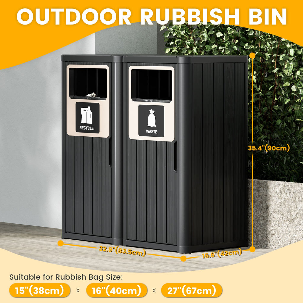 22 Gallon Trash Can Single/Double/Triple