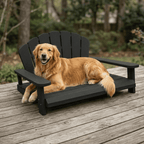 Resin Dog Bed Black/Light Coffee