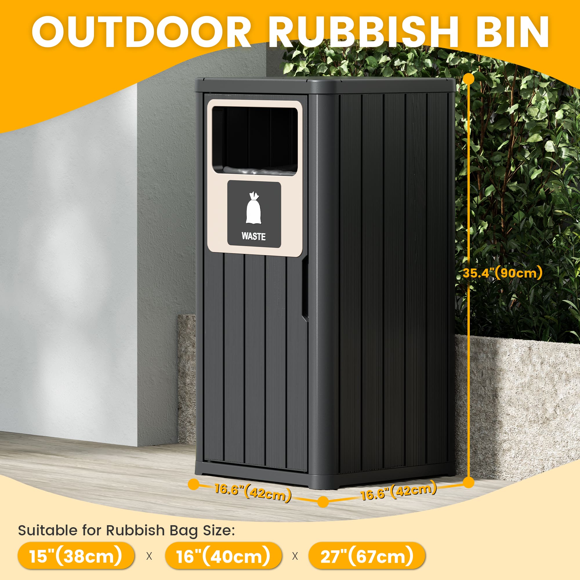 22 Gallon Trash Can Single/Double/Triple