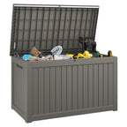 230 Gallon Storage Deck Box Black/Gray