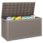 100 Gallon  Storage Deck Box Black/Gray