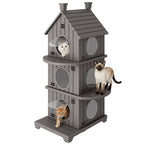 Resin Cat House, 1/2/3-Tier Stackable