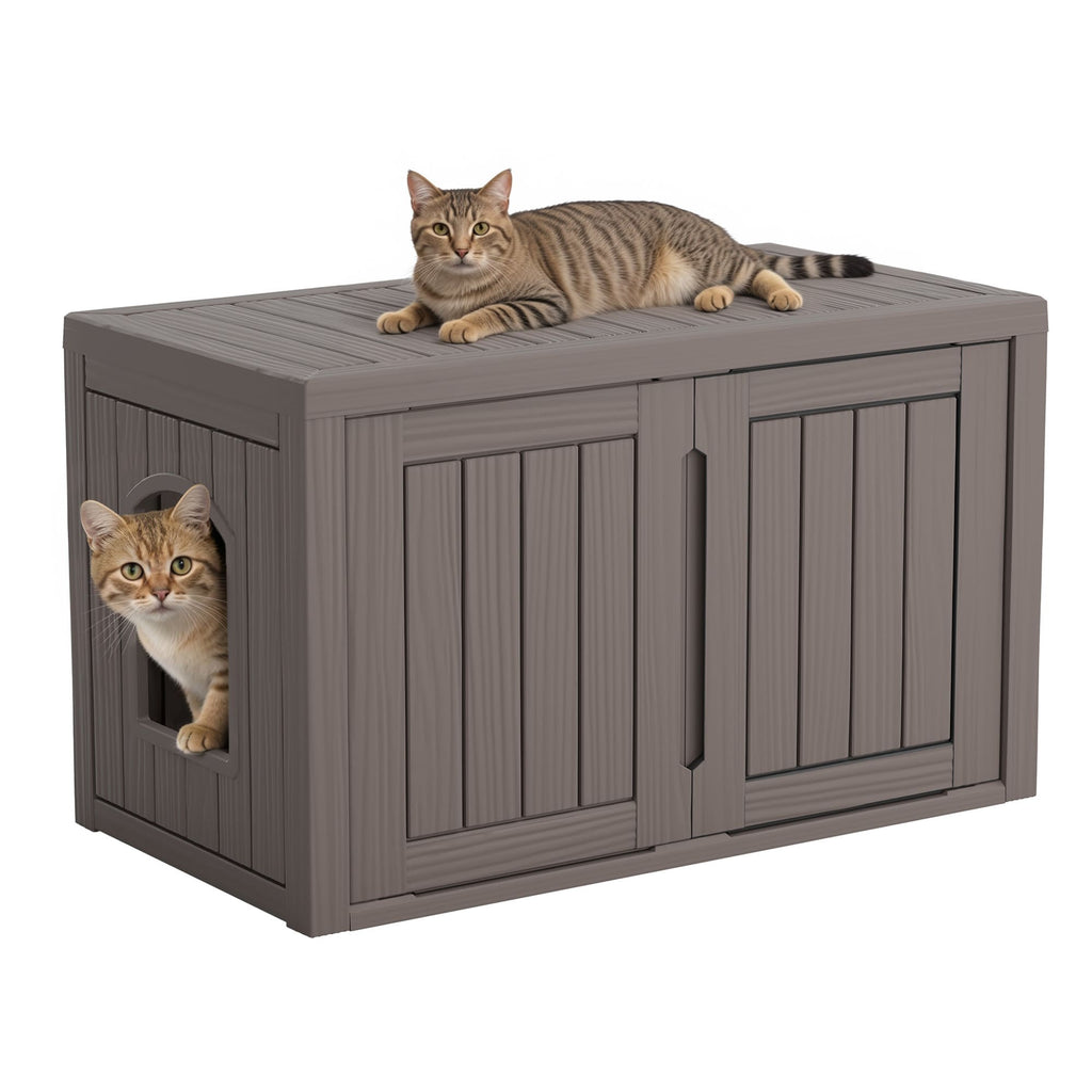 Hidden Cat Litter Box Cabinet