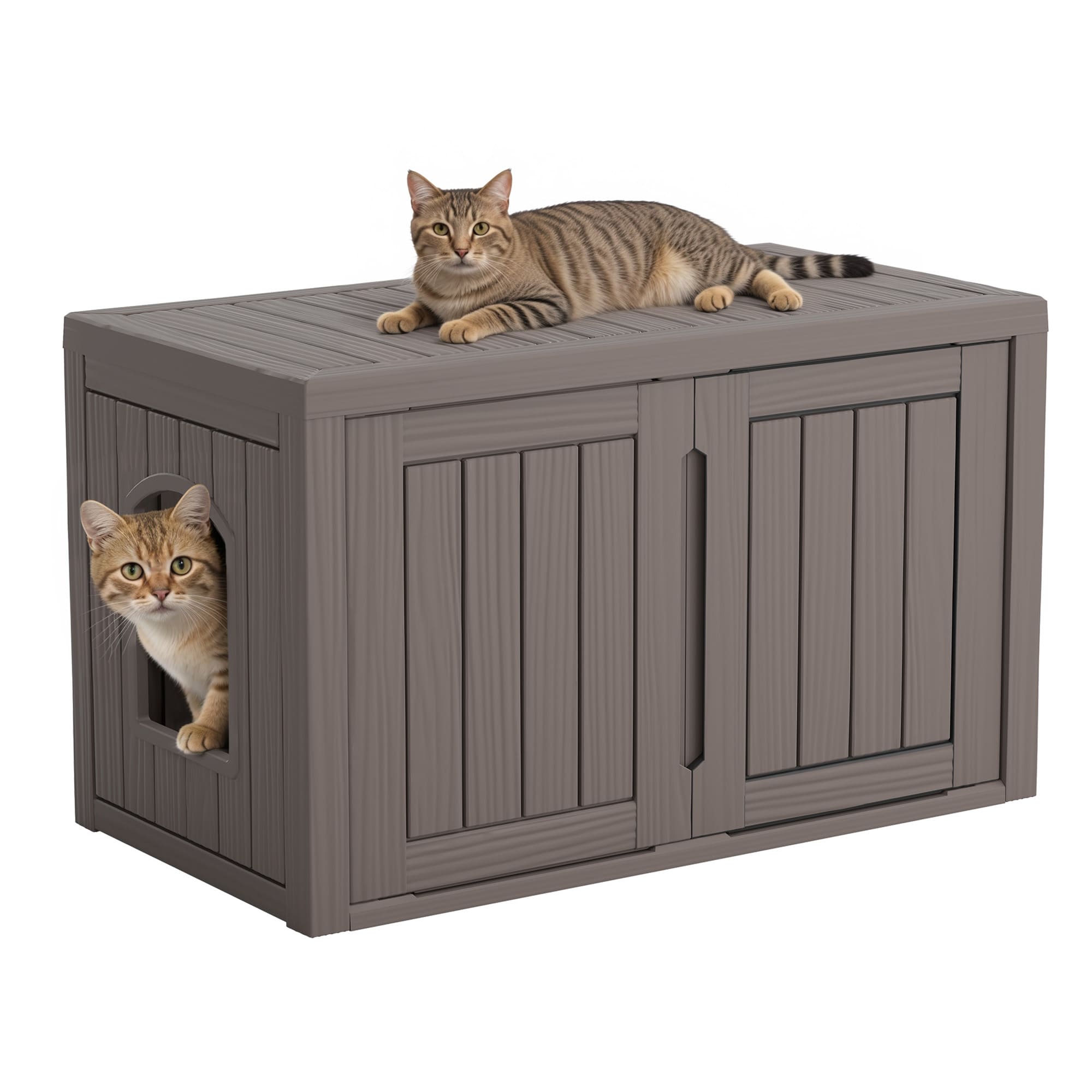 Hidden Cat Litter Box Cabinet