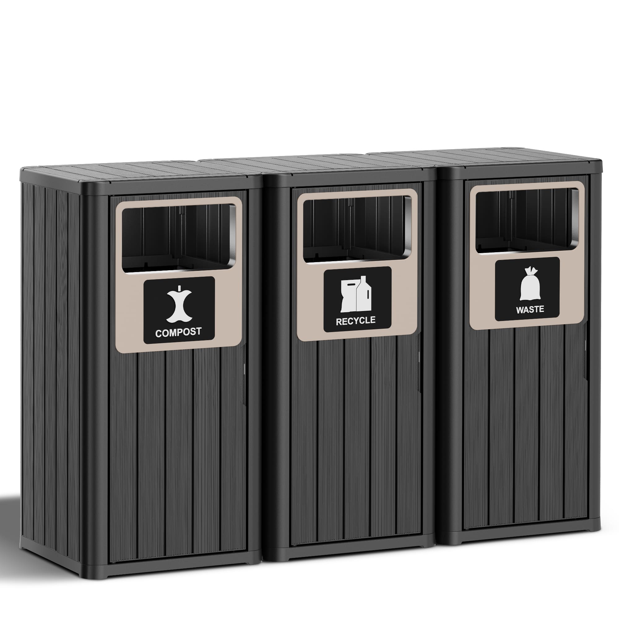 22 Gallon Trash Can Single/Double/Triple