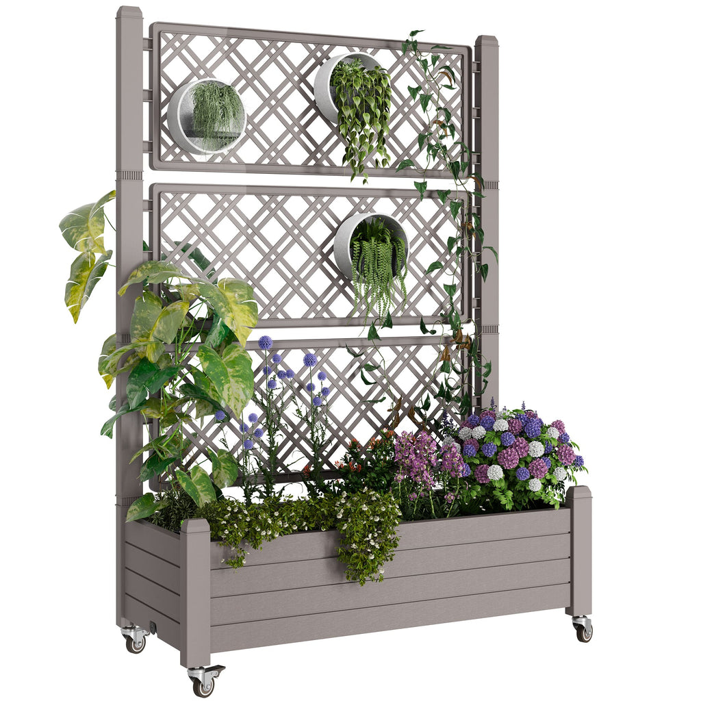 Raised Planting Bed with Trellis/No Trellis