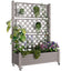 Raised Planting Bed with Trellis/No Trellis