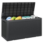 100 Gallon  Storage Deck Box Black/Gray