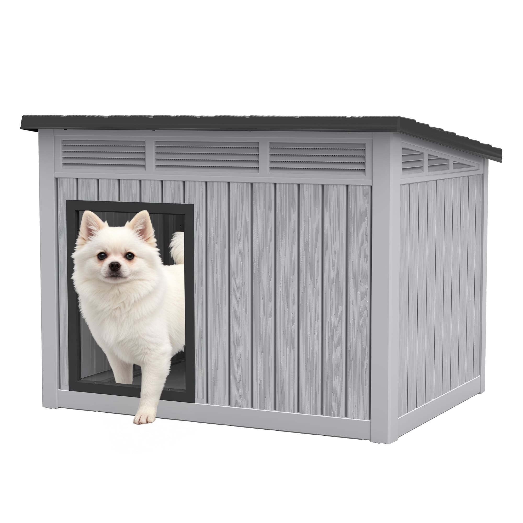 Slanted Roof Kennel for Large/Medium Dogs