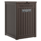 48 Gallon Package Delivery Box Brown/Black/Grey