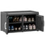 50/65 Gallon Shoe Storage Bench with 2/3 Doors Black/Grey