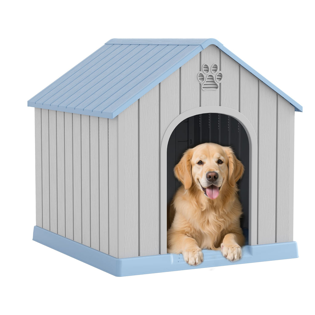 Dog Kennel for Small to Medium Dogs Grey/Blue 2 Sizes Available