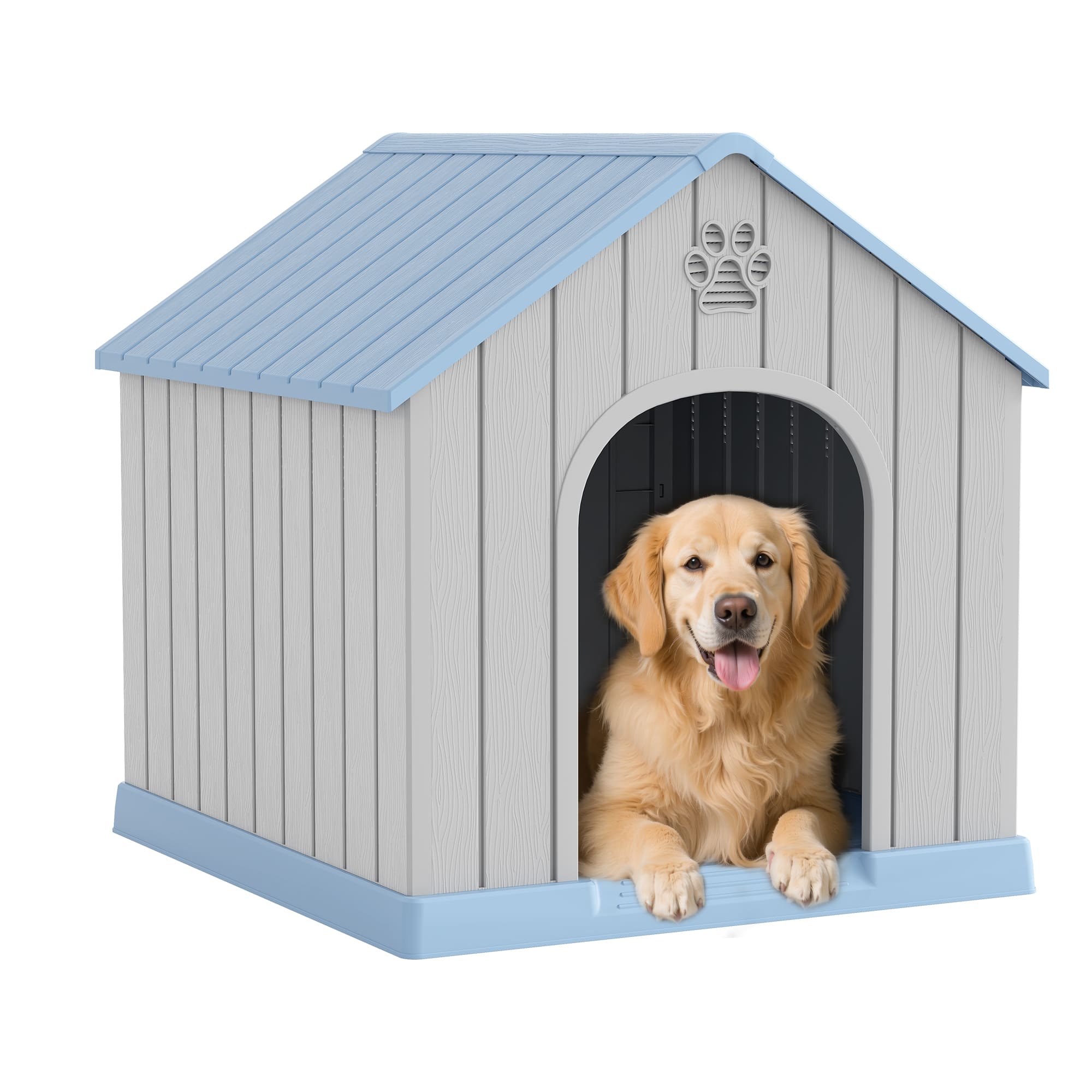 Dog Kennel for Small to Medium Dogs Grey/Blue 2 Sizes Available
