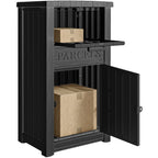 Large Resin Parcel Drop Box Black/Grey