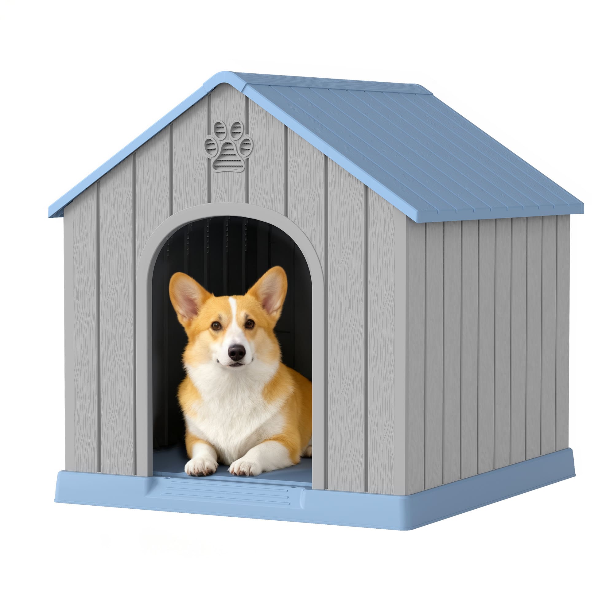 Dog Kennel for Small to Medium Dogs Grey/Blue 2 Sizes Available Main image