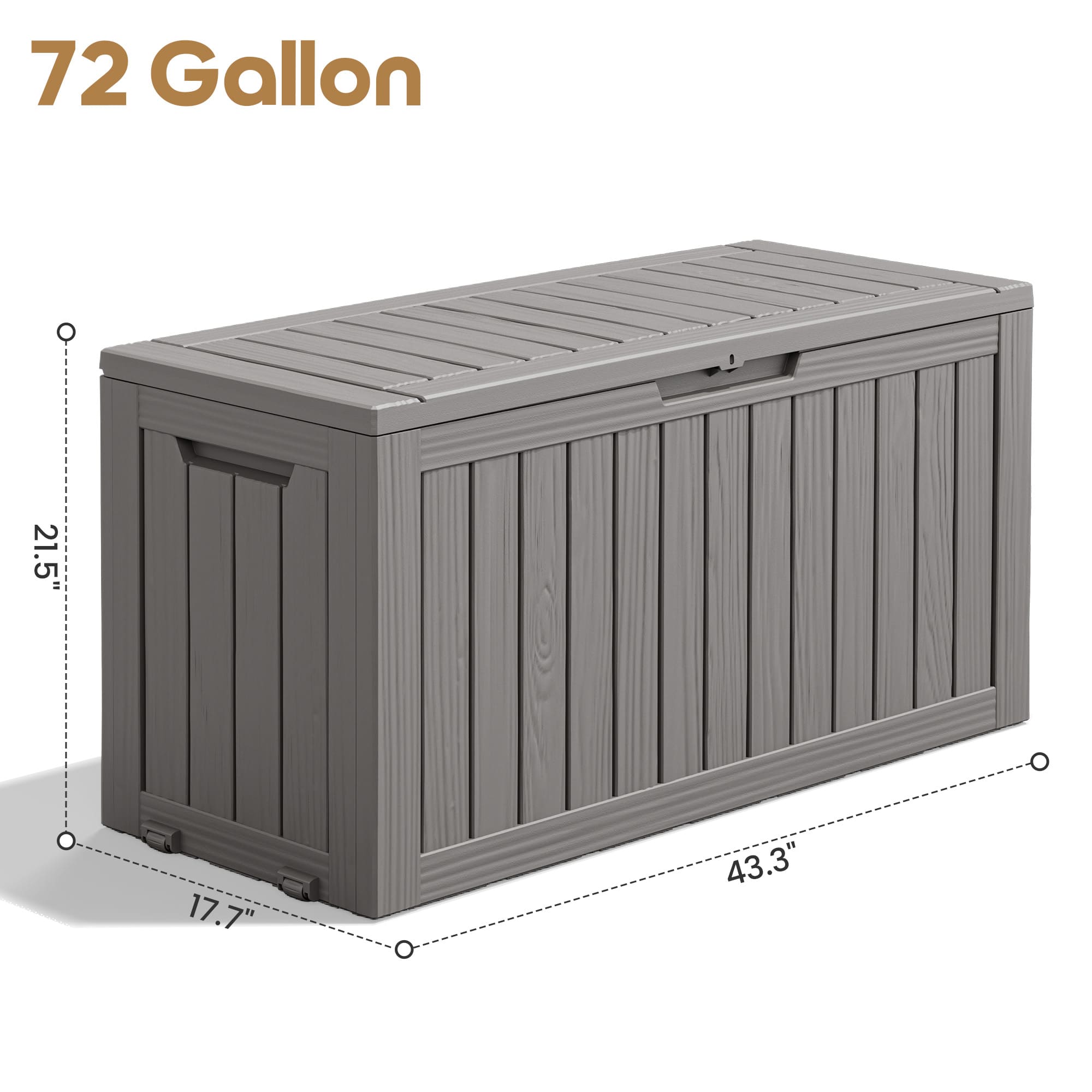 72 Gal Outdoor Resin Box