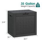 1pcs 35 Gallon Storage Deck Box