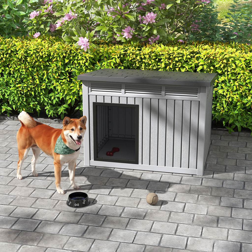 Slanted Roof Kennel for Large/Medium Dogs