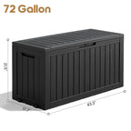 72 Gal Outdoor Resin Box