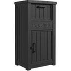 Large Resin Parcel Drop Box Black/Grey