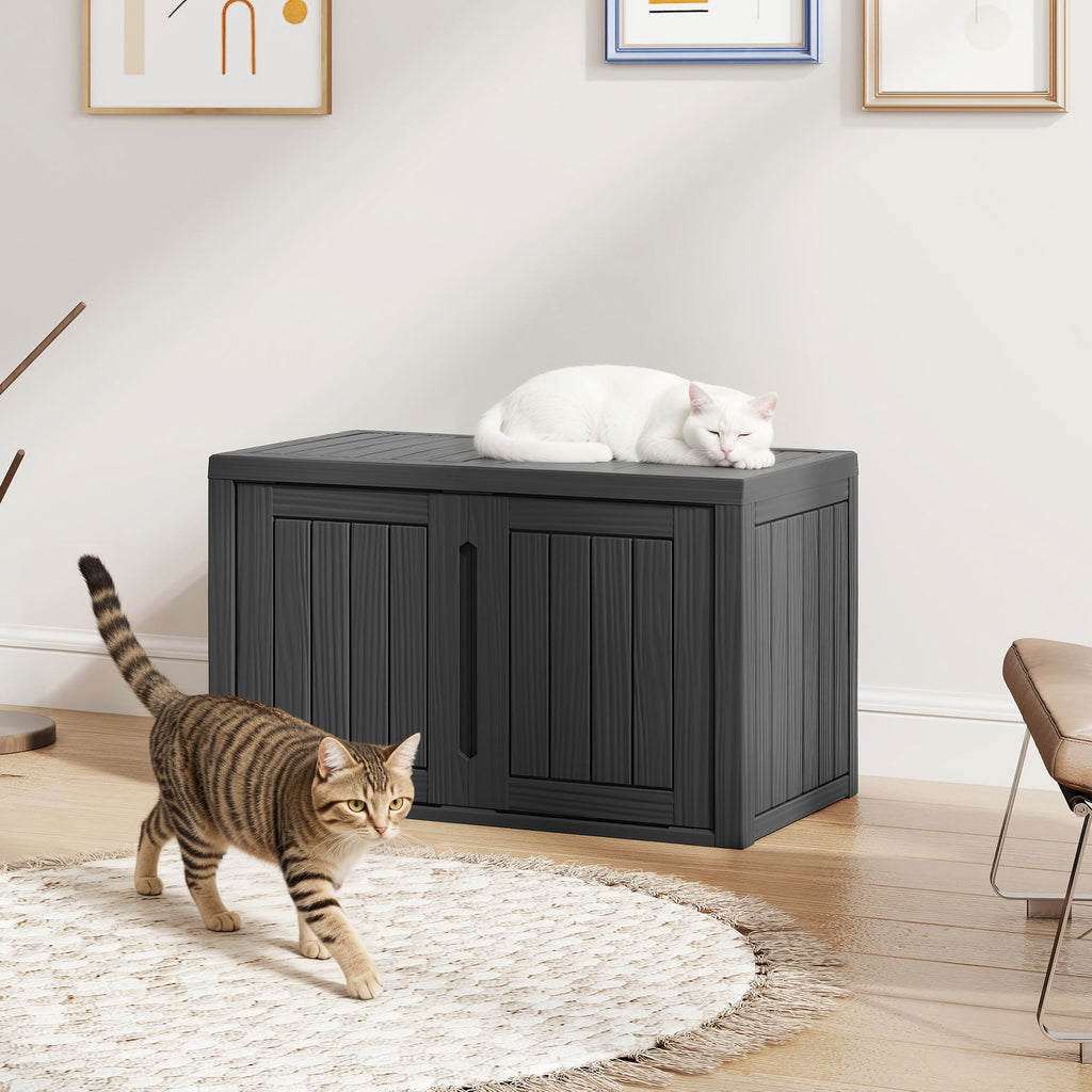 Hidden Cat Litter Box Cabinet