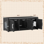 Hidden Cat House Furniture with Single/Double Door