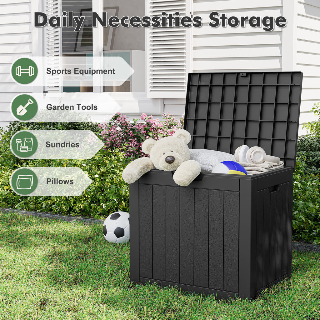 31.2 Gallon  Storage Deck Box 1/2 Pack