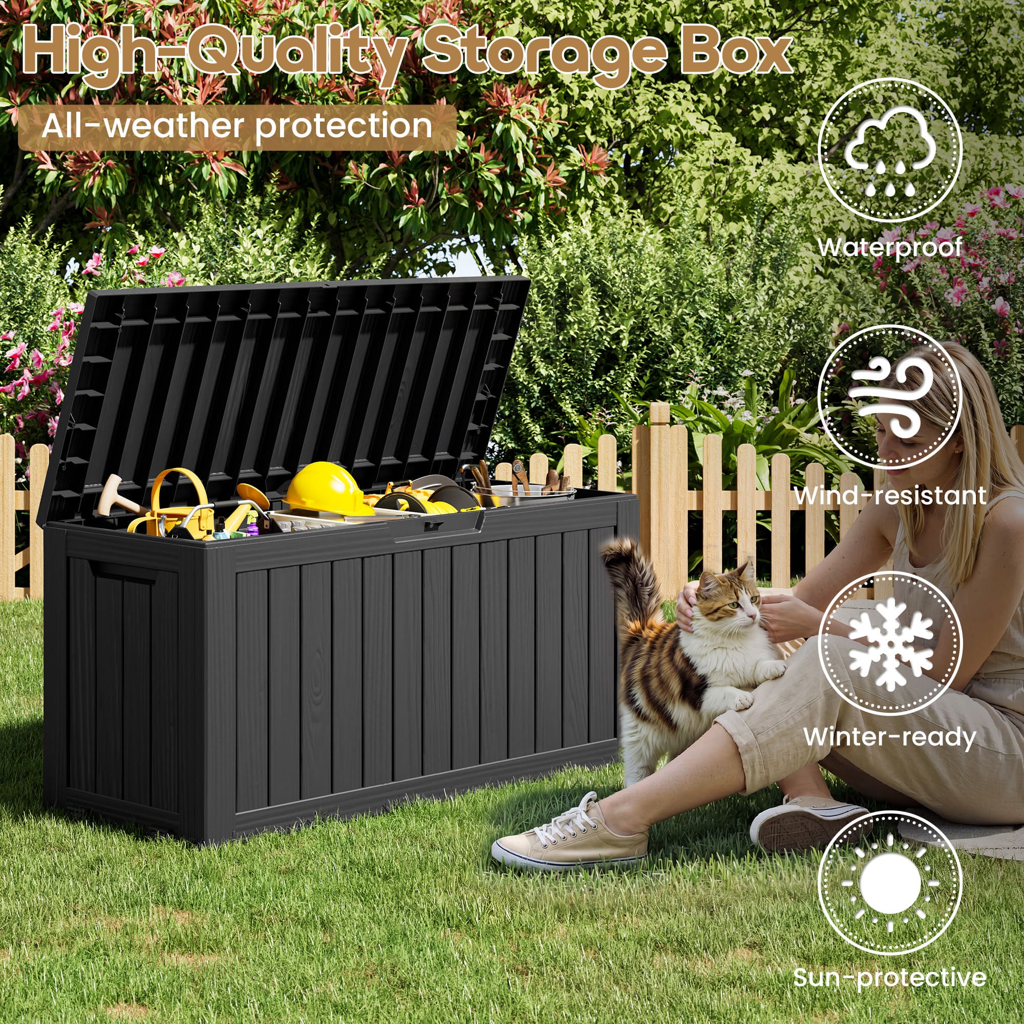 72 Gal Outdoor Resin Box