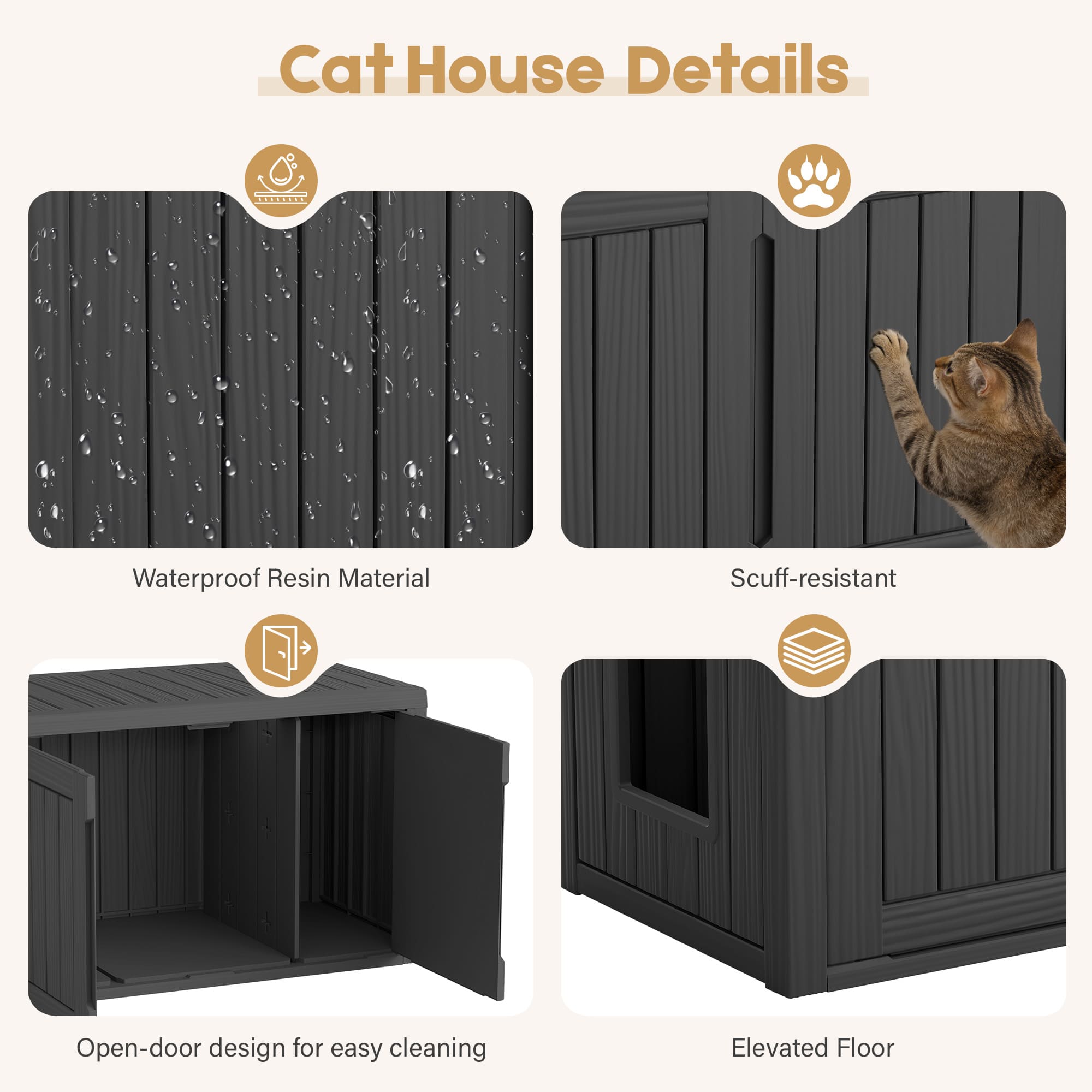 Hidden Cat Litter Box Cabinet