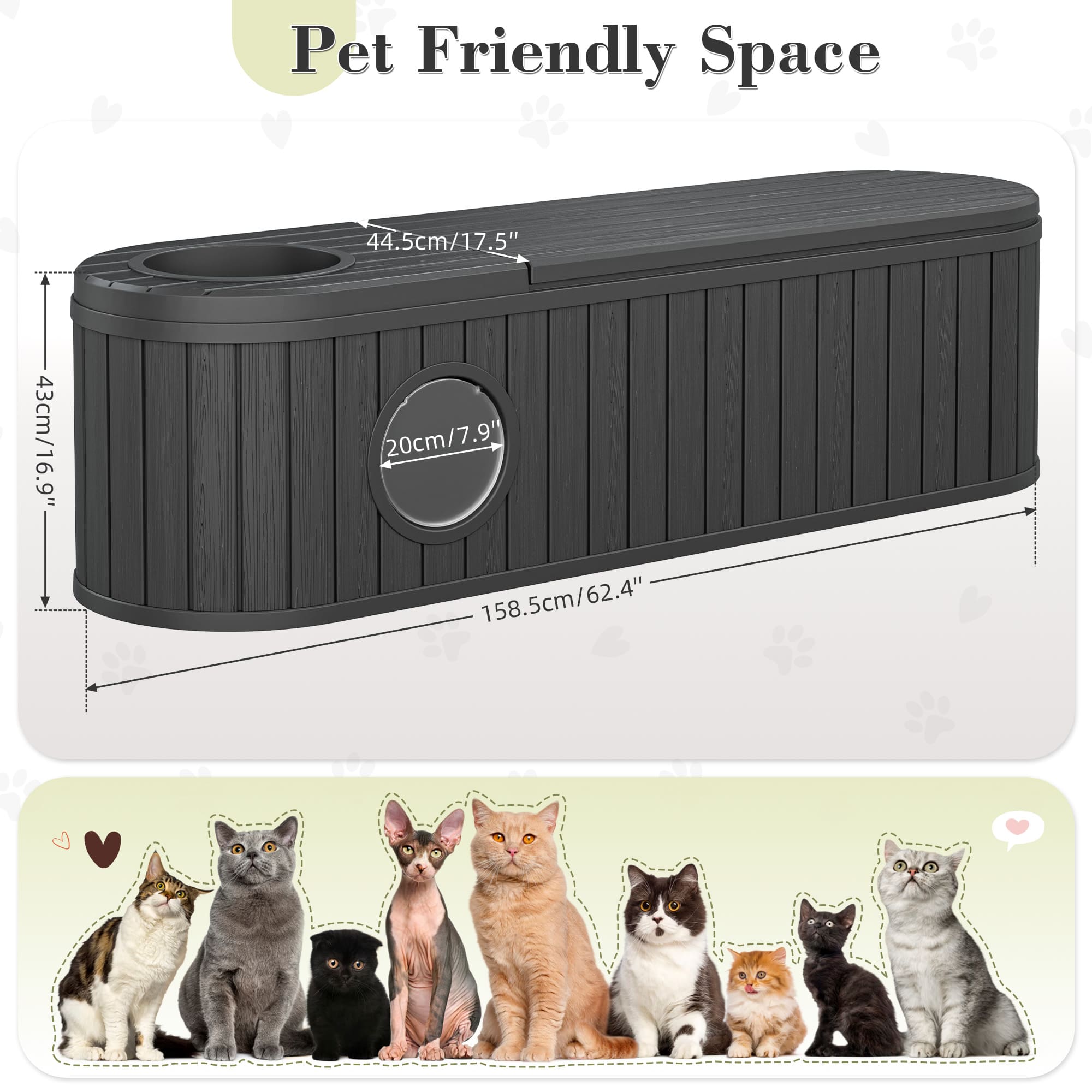 3-in-1 Cat House Cabinet Secondary image