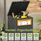 48 Gallon Package Delivery Box Brown/Black/Grey
