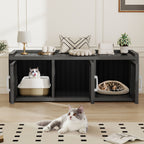 Hidden Cat House Furniture with Single/Double Door