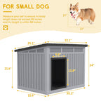 Slanted Roof Kennel for Large/Medium Dogs