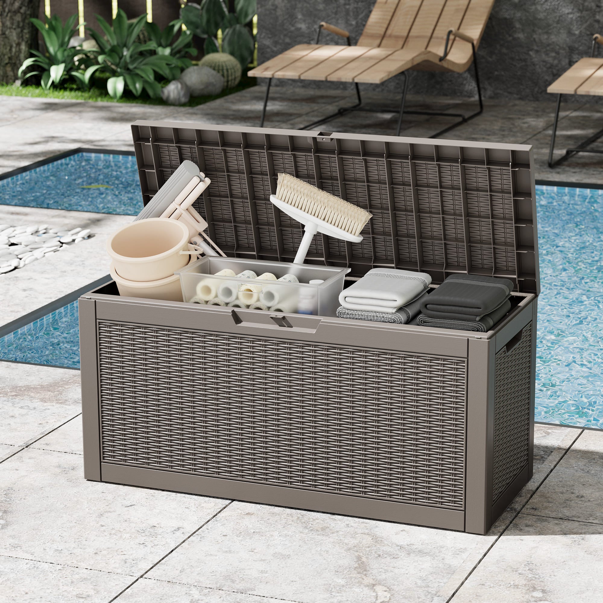 60 Gallon Storage Deck Box