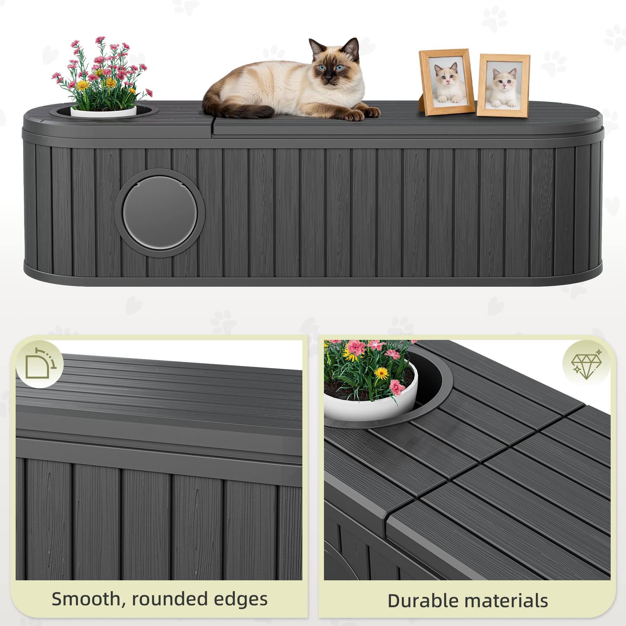 3-in-1 Cat House Cabinet