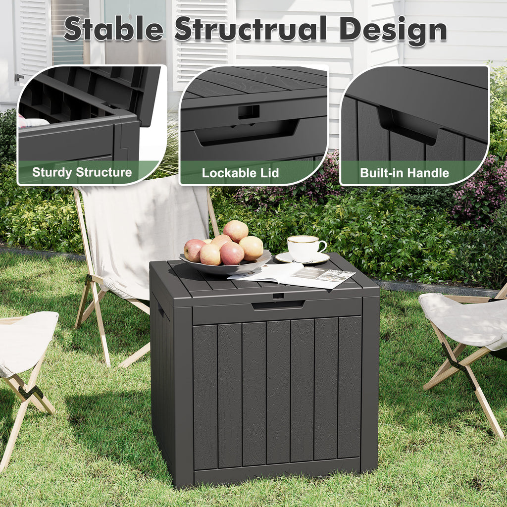 31.2 Gallon  Storage Deck Box 1/2 Pack