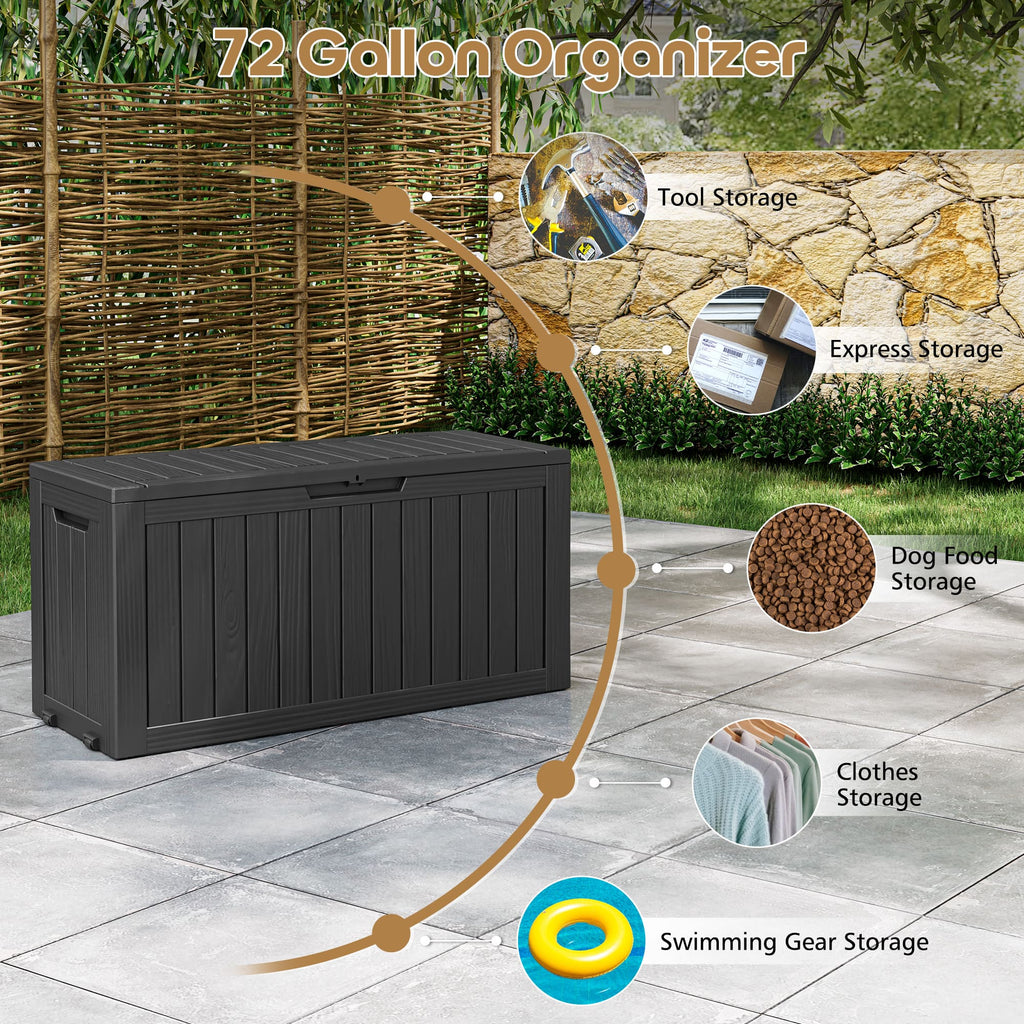 72 Gal Outdoor Resin Box