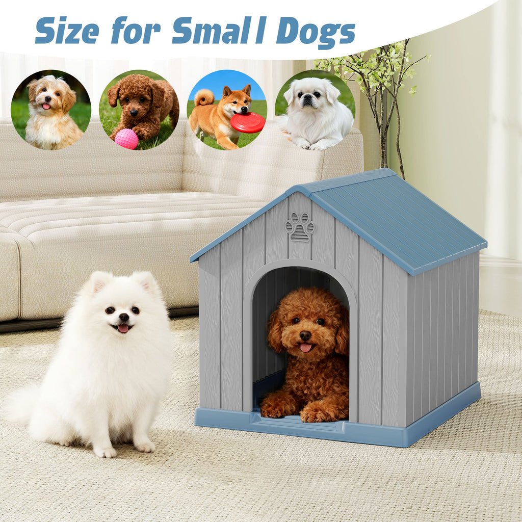 Dog Kennel for Small to Medium Dogs Grey/Blue 2 Sizes Available